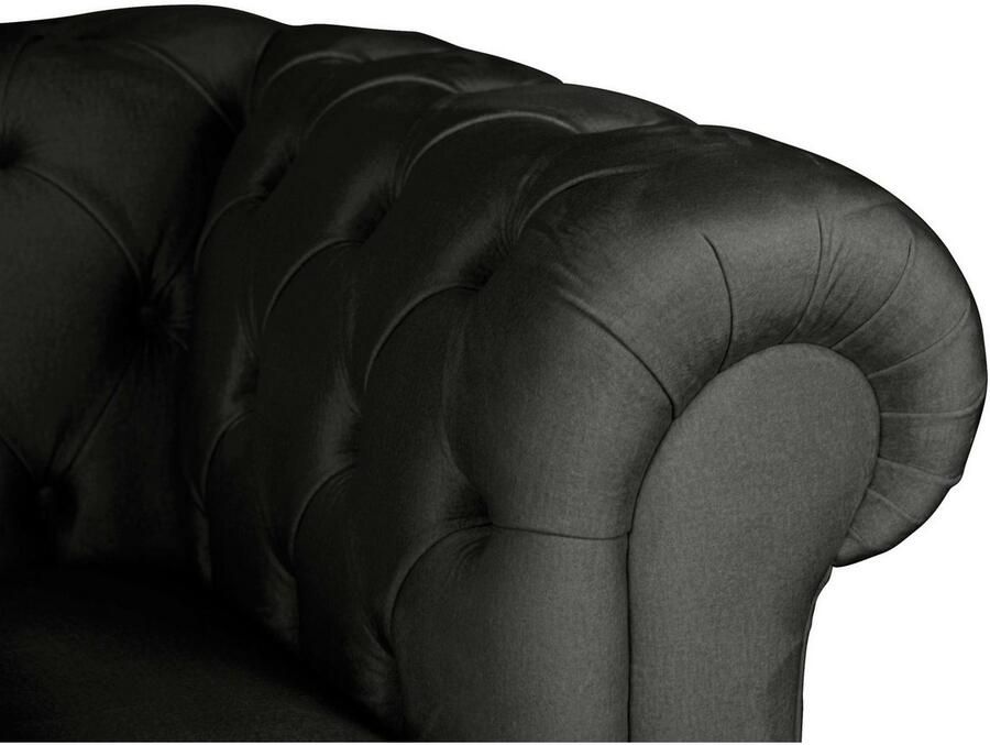 Home affaire 3-zitsbank CHARENTE optionele slaapbank Chesterfield-sofa bedfunctie met edele knoopbevestiging en typische armleuningen b d h 198 89 74 cm