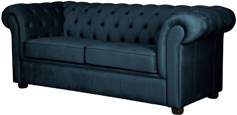 Home affaire 3-zitsbank CHARENTE optionele slaapbank Chesterfield-sofa bedfunctie met edele knoopbevestiging en typische armleuningen b d h 198 89 74 cm - Foto 5