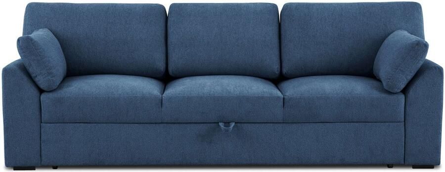 Home affaire 3-zitsbank Citry Breedte 233 cm chenille met bedfunctie ligoppervlak 144x190 cm - Foto 7