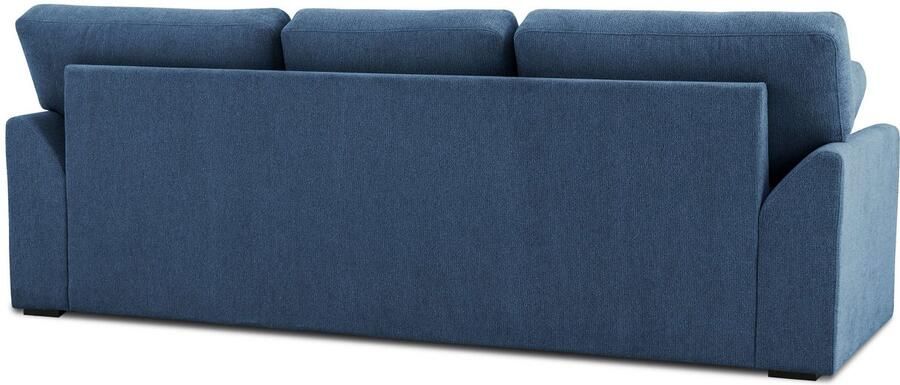 Home affaire 3-zitsbank Citry Breedte 233 cm chenille met bedfunctie ligoppervlak 144x190 cm - Foto 4