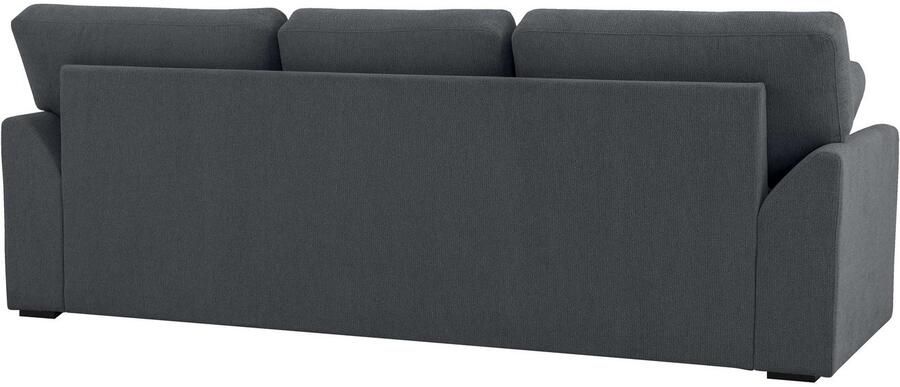 Home affaire 3-zitsbank Citry Breedte 233 cm chenille met bedfunctie ligoppervlak 144x190 cm - Foto 4