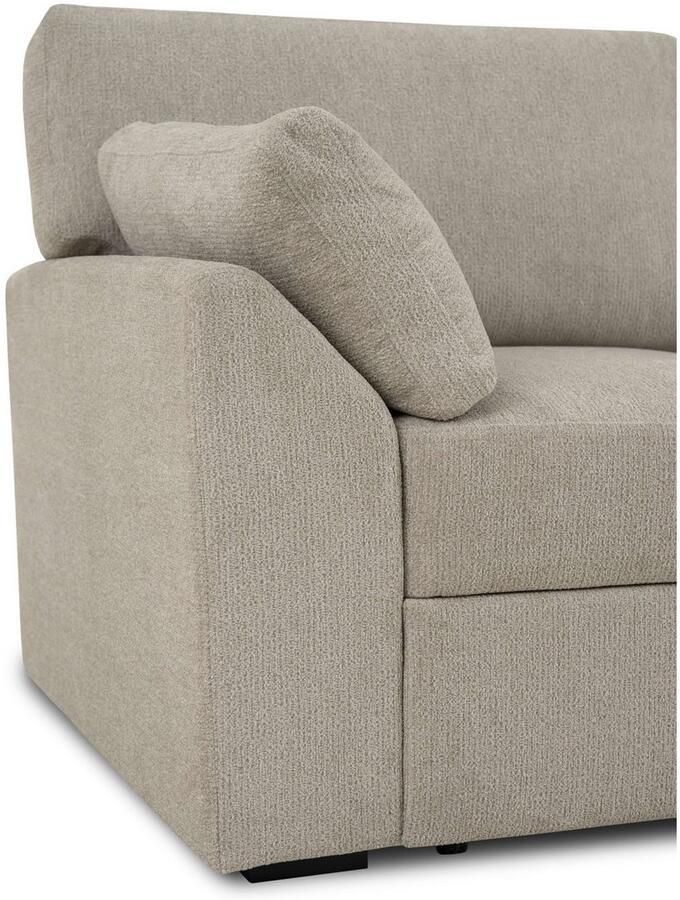 Home affaire 3-zitsbank Citry Breedte 233 cm chenille met bedfunctie ligoppervlak 144x190 cm