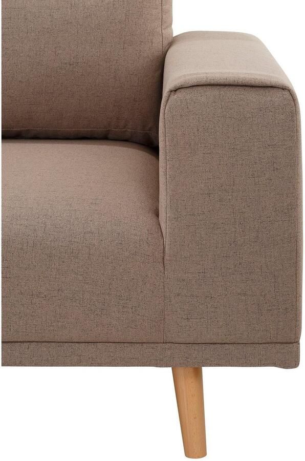 Home affaire 2-zitsbank Lasse in scandinavische stijl met houten poten - Foto 3