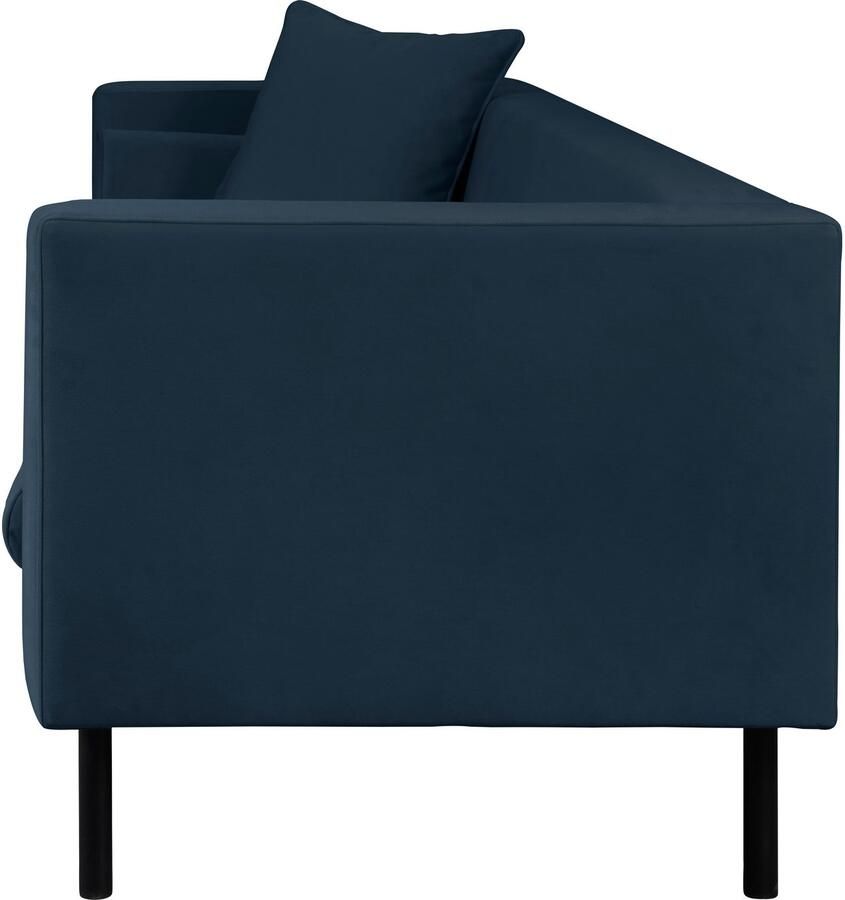 Home affaire 3-zitsbank Lillibeth designbank met golfondersteuning afmetingen B D H: 218 74 83 cm Sierkussen als tweezijdig te gebruiken kussen bekleding fluwelige look of cord - Foto 3