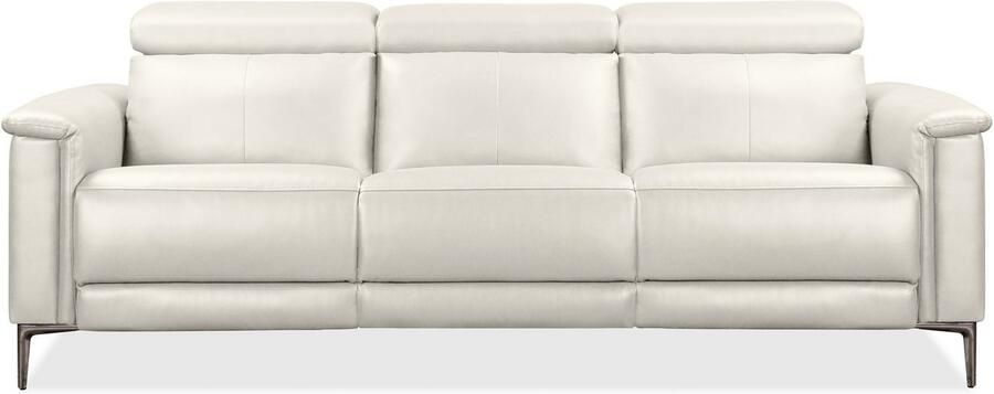 Home affaire 3-zitsbank Lund met handmatige en elektrische relaxfunctie in 2 zittingen (links en rechts) usb-a echt leer kunstleer geweven stof - Foto 6