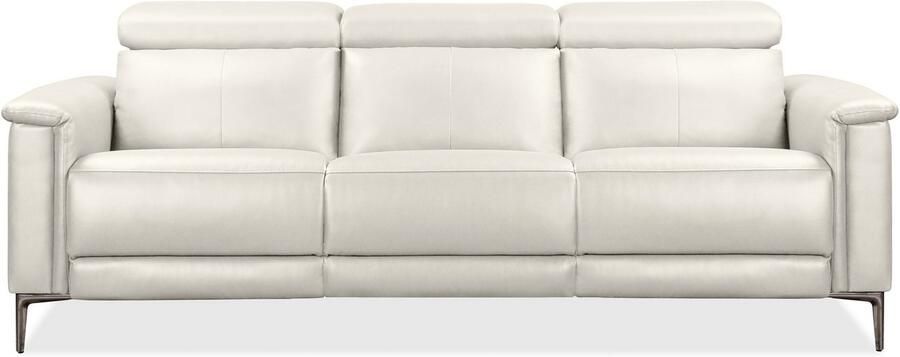 Home affaire 3-zitsbank Lund met handmatige en elektrische relaxfunctie in 2 zittingen (links en rechts) usb-a echt leer kunstleer geweven stof - Foto 6