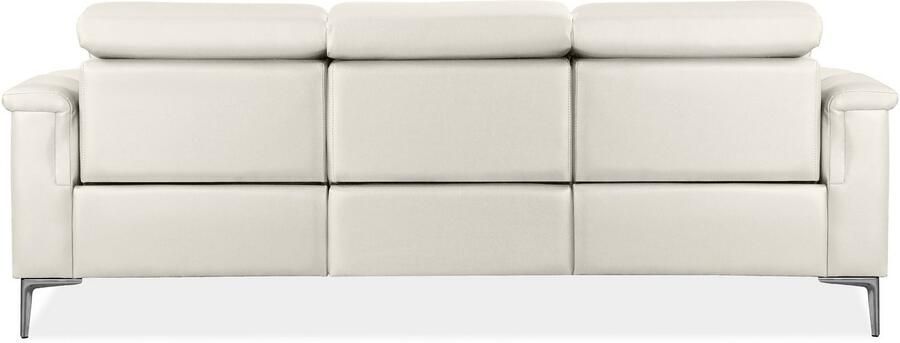 Home affaire 3-zitsbank Lund met handmatige en elektrische relaxfunctie in 2 zittingen (links en rechts) usb-a echt leer kunstleer geweven stof - Foto 7