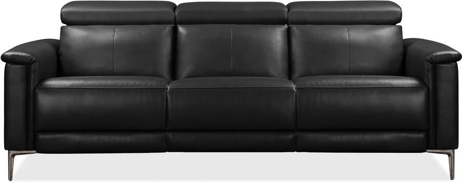Home affaire 3-zitsbank Lund met handmatige en elektrische relaxfunctie in 2 zittingen (links en rechts) usb-c echt leer kunstleer weefstof - Foto 6