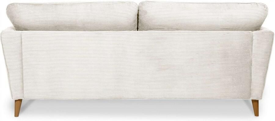 Home affaire 3-zitsbank MARSEILLE 3-zitsbank 206 cm cord vlakke weefsel structuur geweven stof - Foto 7