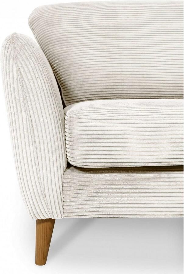 Home affaire 3-zitsbank MARSEILLE 3-zitsbank 206 cm cord vlakke weefsel structuur geweven stof - Foto 4