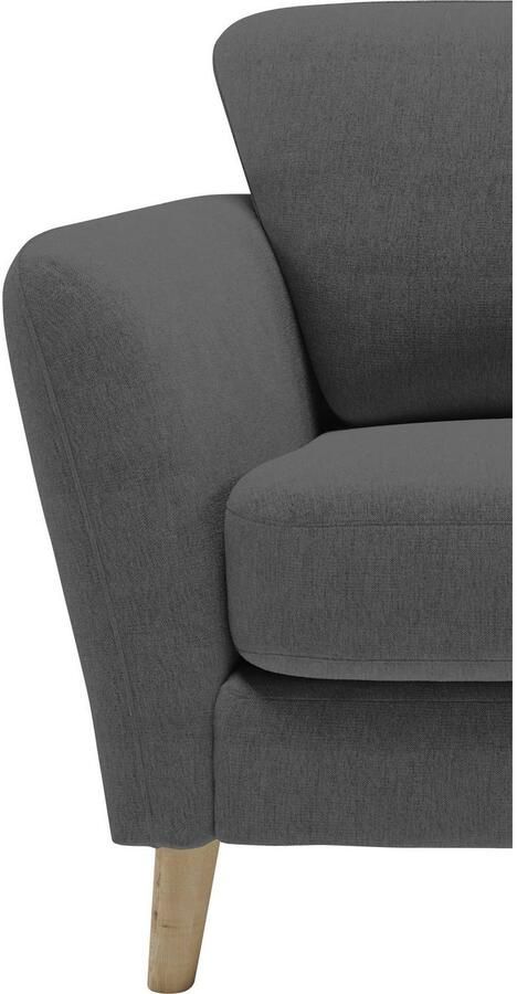 Home affaire 3-zitsbank MARSEILLE 3-zitsbank 206 cm cord vlakke weefsel structuur geweven stof - Foto 5