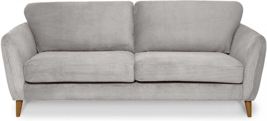 Home affaire 3-zitsbank MARSEILLE 3-zitsbank 206 cm cord vlakke weefsel structuur geweven stof - Foto 5