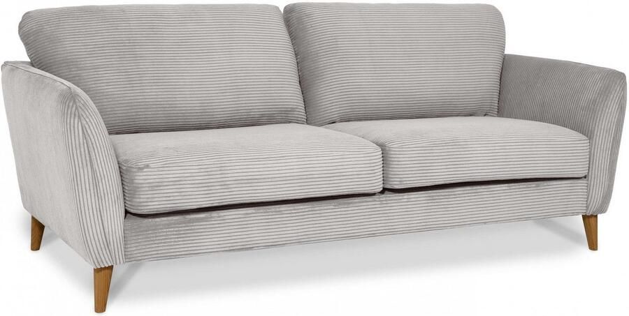 Home affaire 3-zitsbank MARSEILLE 3-zitsbank 206 cm cord vlakke weefsel structuur geweven stof - Foto 4