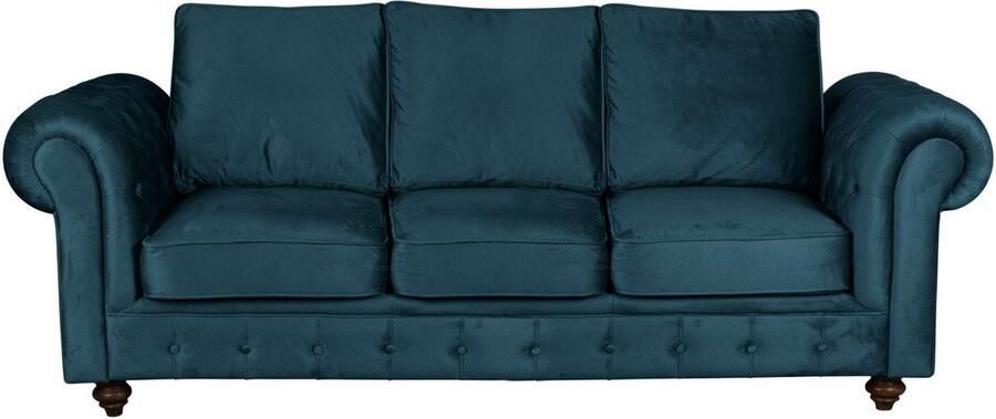 Home affaire 3-zitsbank MENDITTE Knoopstiksels in het armleuninggebied en aan de voorrand hoge kwaliteit - Foto 5