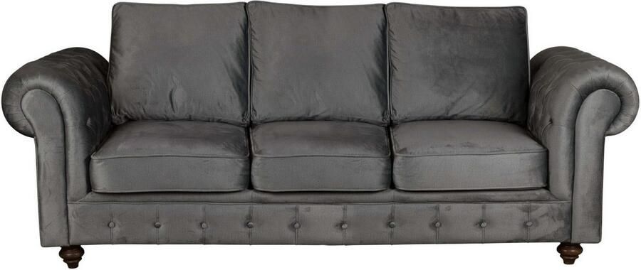 Home affaire 3-zitsbank MENDITTE Knoopstiksels in het armleuninggebied en aan de voorrand hoge kwaliteit - Foto 5