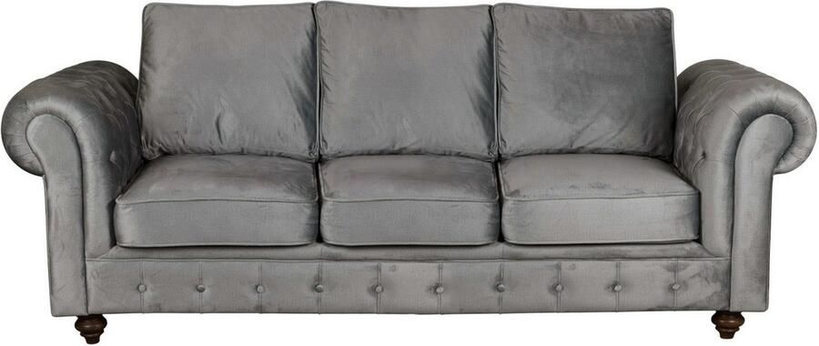 Home affaire 3-zitsbank MENDITTE Knoopstiksels in het armleuninggebied en aan de voorrand hoge kwaliteit - Foto 5