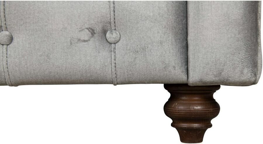 Home affaire 2-zitsbank MENDITTE Knoopstiksels in het armleuninggebied en aan de voorrand hoge kwaliteit - Foto 4