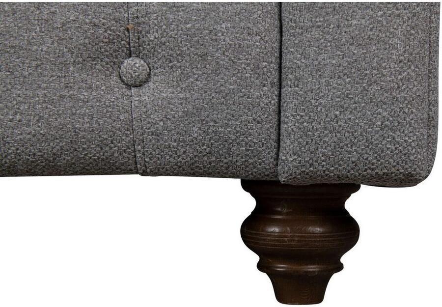 Home affaire 2-zitsbank MENDITTE Knoopstiksels in het armleuninggebied en aan de voorrand hoge kwaliteit - Foto 2