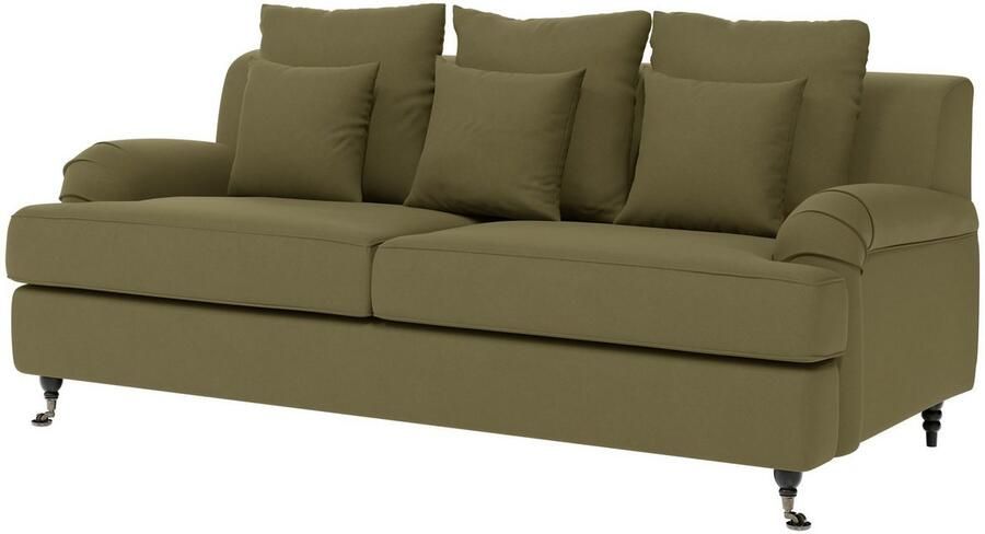 Home affaire 3-zitsbank NORIN twee soorten poten: voor wieltjes aan de achterkant houten poten - Foto 4