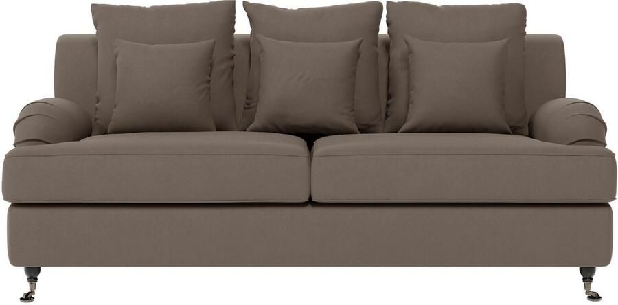 Home affaire 3-zitsbank NORIN twee soorten poten: voor wieltjes aan de achterkant houten poten - Foto 5