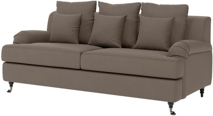 Home affaire 3-zitsbank NORIN twee soorten poten: voor wieltjes aan de achterkant houten poten - Foto 4