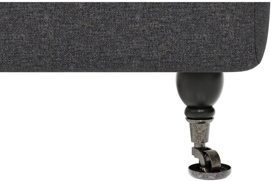 Home affaire 3-zitsbank NORIN twee soorten poten: voor wieltjes aan de achterkant houten poten - Foto 3