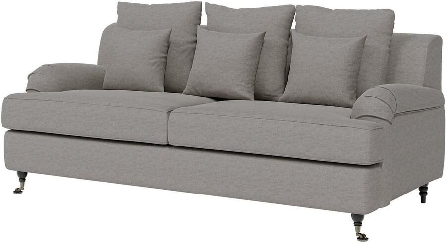 Home affaire 3-zitsbank NORIN twee soorten poten: voor wieltjes aan de achterkant houten poten - Foto 4