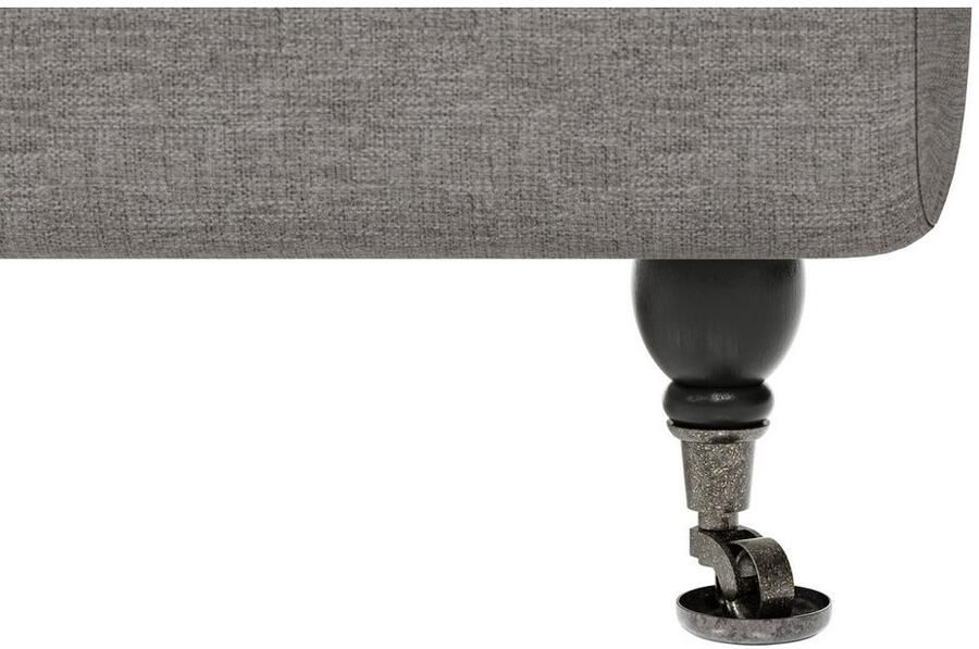 Home affaire 3-zitsbank NORIN twee soorten poten: voor wieltjes aan de achterkant houten poten - Foto 3