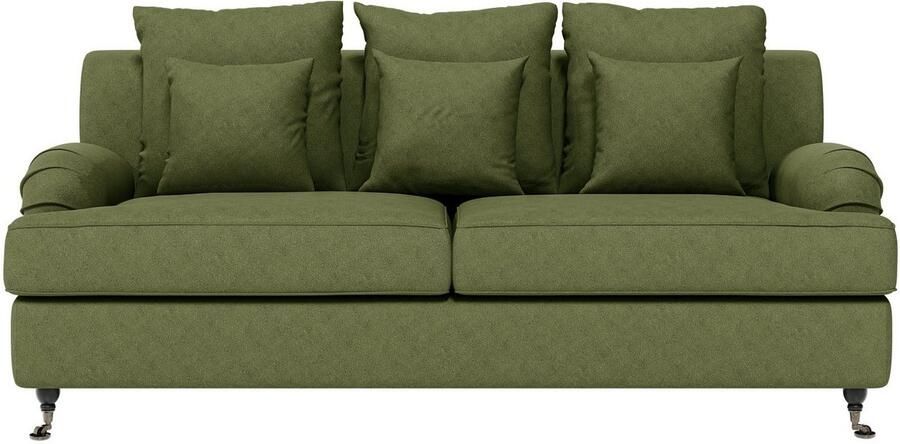 Home affaire 3-zitsbank NORIN twee soorten poten: voor wieltjes aan de achterkant houten poten - Foto 5