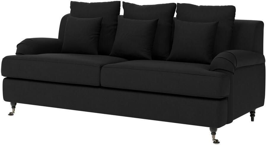 Home affaire 3-zitsbank NORIN twee soorten poten: voor wieltjes aan de achterkant houten poten - Foto 4