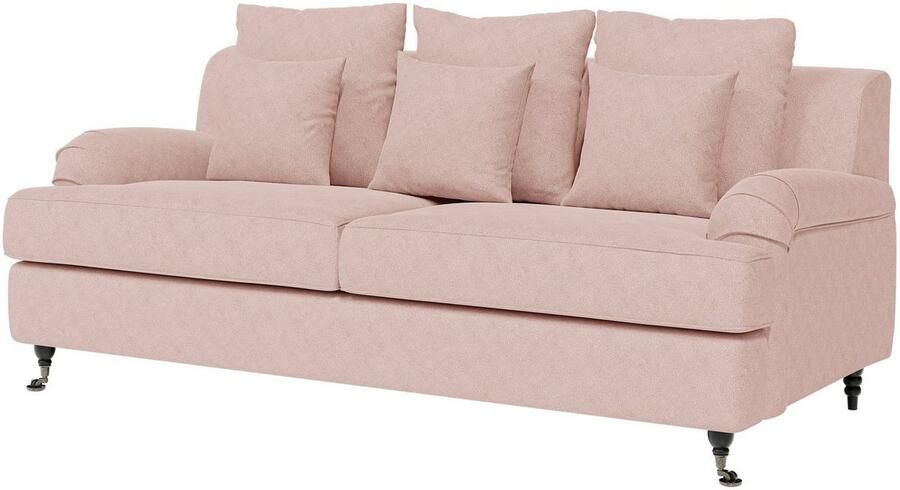 Home affaire 3-zitsbank NORIN twee soorten poten: voor wieltjes aan de achterkant houten poten - Foto 4