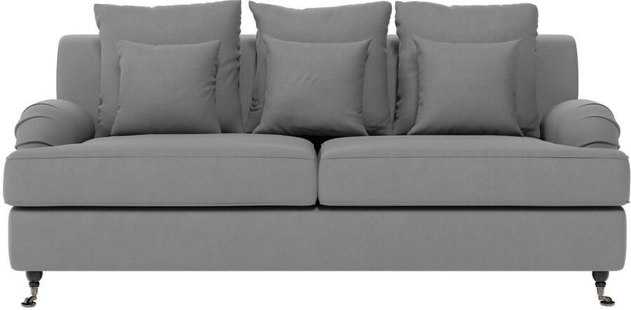 Home affaire 3-zitsbank NORIN twee soorten poten: voor wieltjes aan de achterkant houten poten - Foto 5