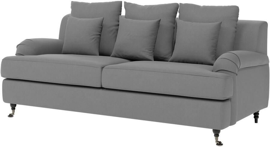 Home affaire 3-zitsbank NORIN twee soorten poten: voor wieltjes aan de achterkant houten poten - Foto 4