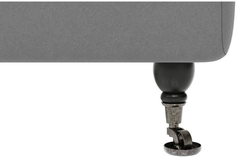 Home affaire 3-zitsbank NORIN twee soorten poten: voor wieltjes aan de achterkant houten poten - Foto 3