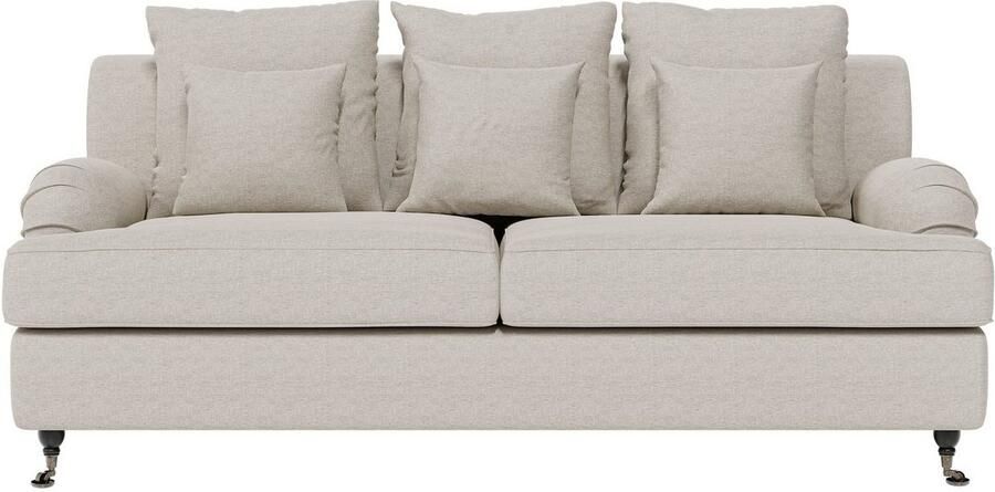 Home affaire 3-zitsbank NORIN twee soorten poten: voor wieltjes aan de achterkant houten poten - Foto 5