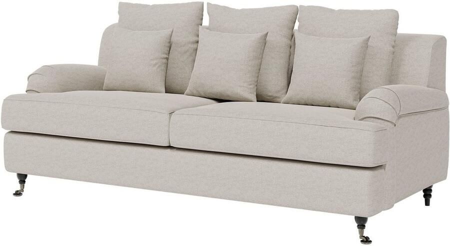 Home affaire 3-zitsbank NORIN twee soorten poten: voor wieltjes aan de achterkant houten poten - Foto 4