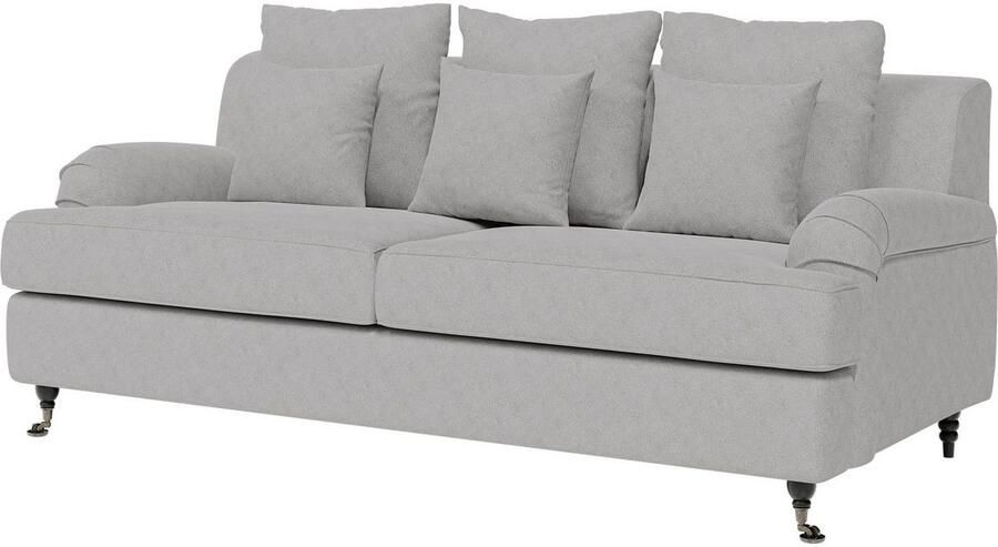 Home affaire 3-zitsbank NORIN twee soorten poten: voor wieltjes aan de achterkant houten poten - Foto 3