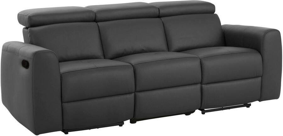 Home affaire 3-zitsbank Sentrano ook met elektrische functie met usb-aansluiting in 4 overtrekvarianten - Foto 7