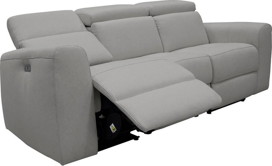 Home affaire 3-zitsbank Sentrano ook met elektrische functie met usb-aansluiting in 4 overtrekvarianten - Foto 5