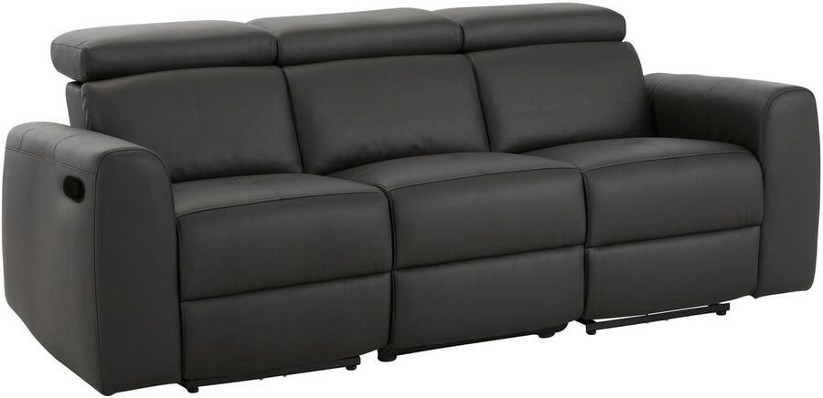 Home affaire 3-zitsbank Sentrano ook met elektrische functie met usb-aansluiting in 4 overtrekvarianten - Foto 7