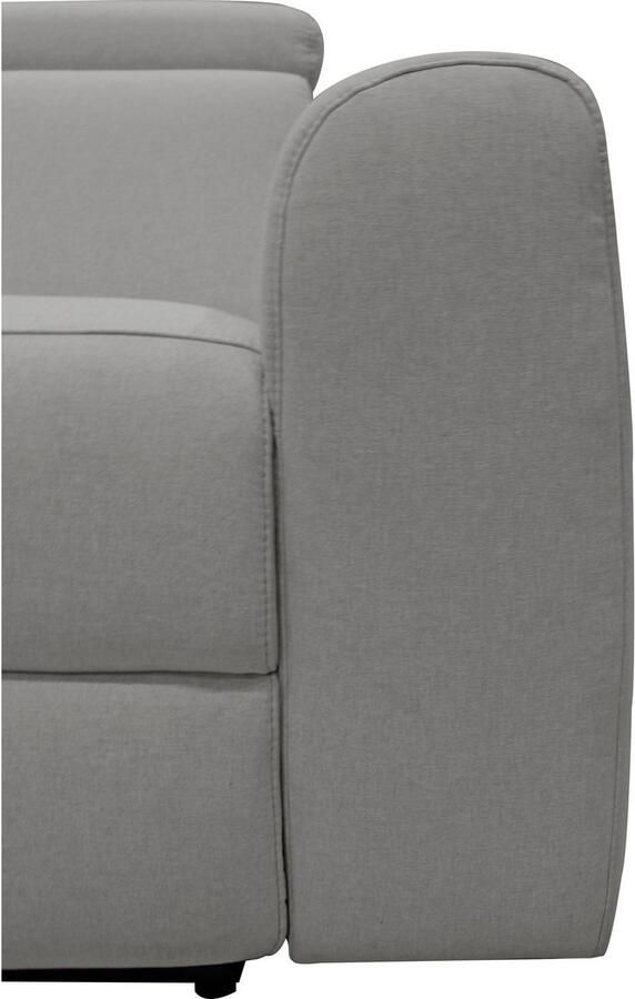 Home affaire 3-zitsbank Sentrano ook met elektrische functie met usb-aansluiting in 4 overtrekvarianten - Foto 3