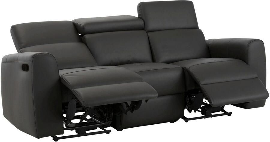 Home affaire 3-zitsbank Sentrano ook met elektrische functie met usb-aansluiting in 4 overtrekvarianten - Foto 4