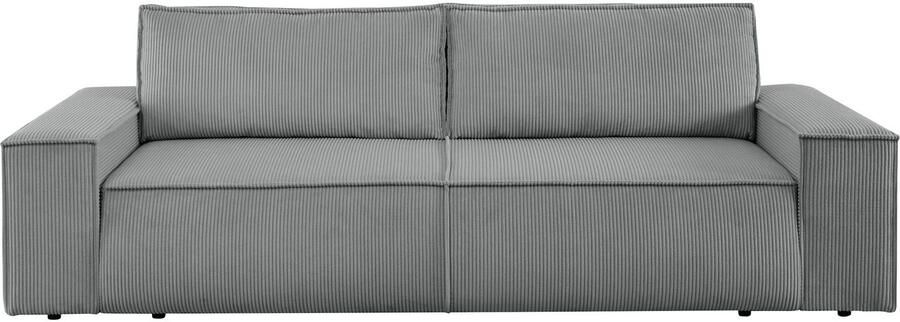 Home affaire 3-zitsbank SHERWOOD slaapbank (257 cm) ribfluweel velours vintage lederlook - Foto 19