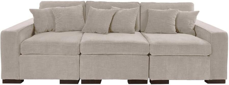 Home affaire 3-zitsbank Skara Loungebank met binnenveringsinterieur in vele overtrekkwaliteiten - Foto 8