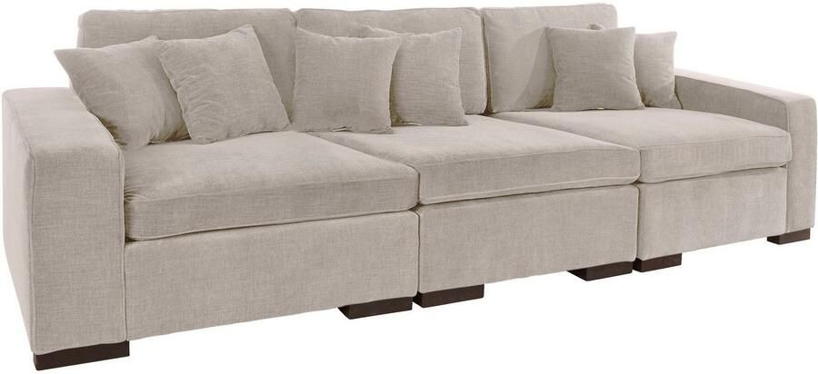 Home affaire 3-zitsbank Skara Loungebank met binnenveringsinterieur in vele overtrekkwaliteiten - Foto 7