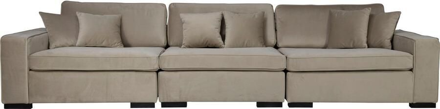 Home affaire 3-zitsbank Skara XXL Loungebank XXL met binnenveringsinterieur in vele overtrekkwaliteiten - Foto 2