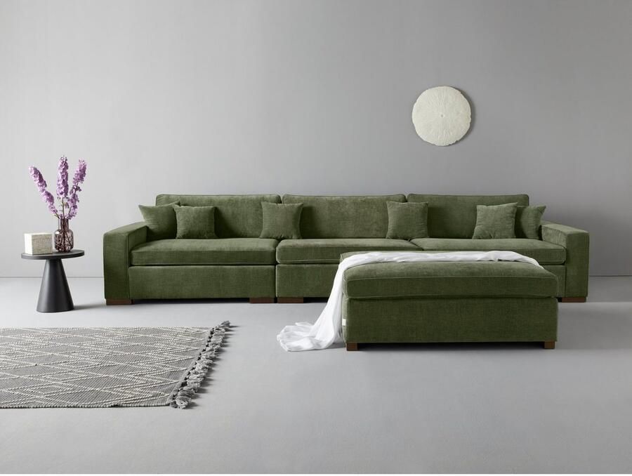 Home affaire 3-zitsbank Skara XXL Loungebank XXL met binnenveringsinterieur in vele overtrekkwaliteiten - Foto 2