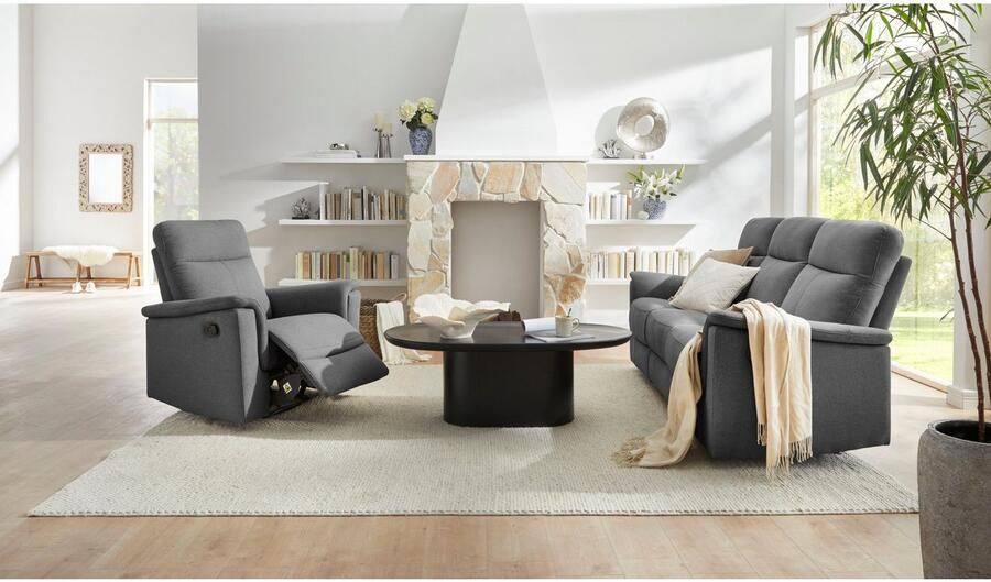 Home affaire 3-zitsbank Southbrook met handmatige en elektrische relaxfunctie - Foto 3