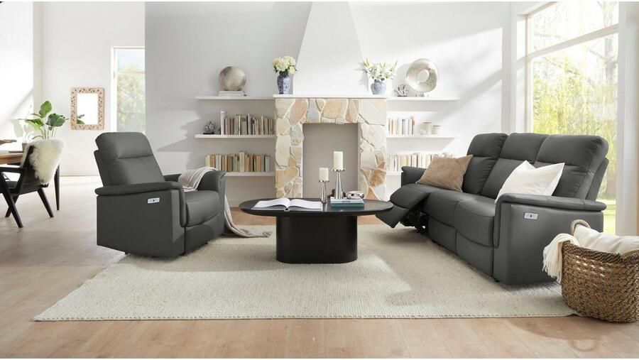 Home affaire 3-zitsbank Southbrook met handmatige en elektrische relaxfunctie - Foto 3