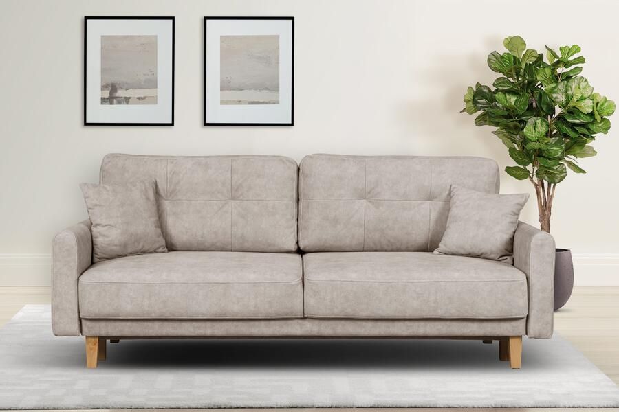 Home affaire 3-zitsbank TRIPLO optioneel slaapbank met bedlade afmetingen B D H: 215 100 89 cm - Foto 9